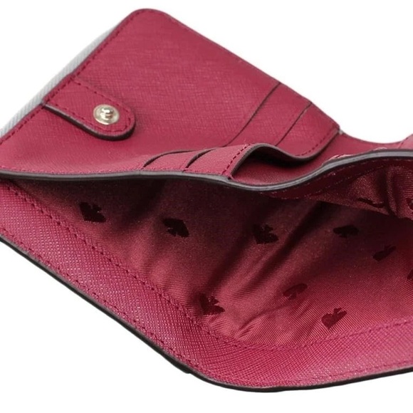 Kate Spade Eva Exotic Snakeskin Print Small L-Zip Bifold Wallet. NWT & COA - Picture 5 of 14